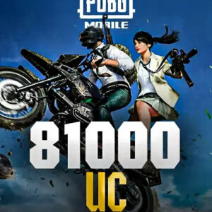 81000 PUBG Mobile UC Unknown Cash